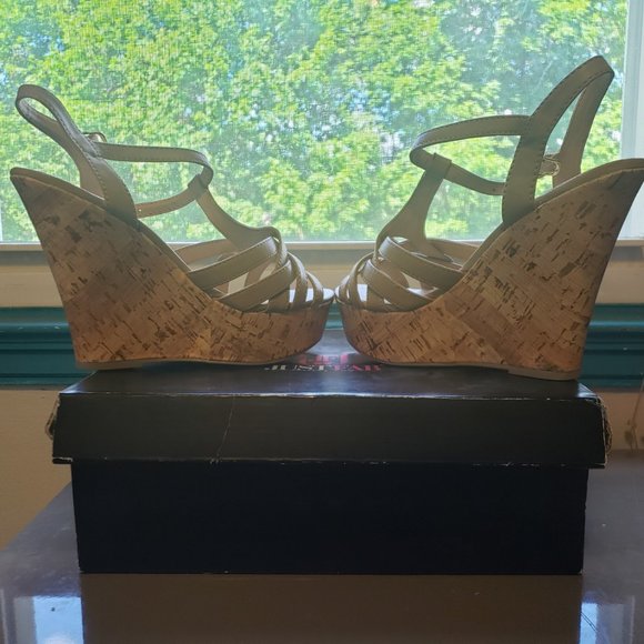 JustFab Wedge Sandals - Picture 5 of 5